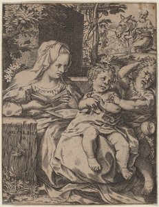 ツバメのマドンナ 作： Annibale Carracci